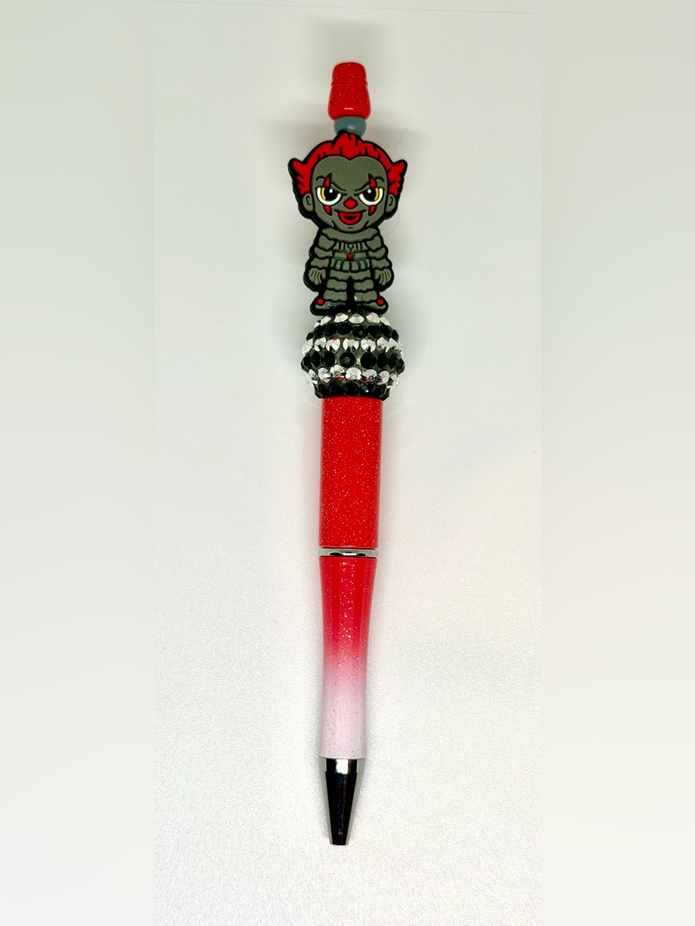 Halloween WisePenny Red and Gray Pen